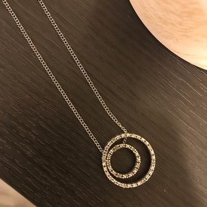 Silver Circles Necklace